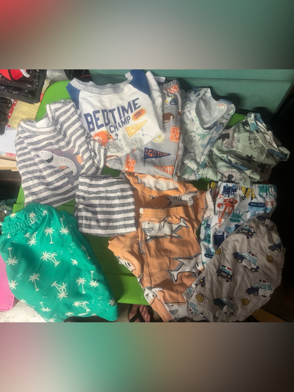 Little boys 2T/3T Pajamas and swim trunks
